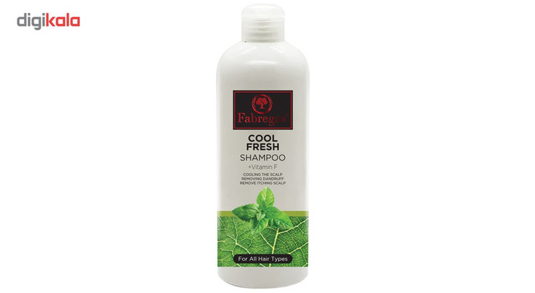 شامپو مو فابریگاس مدل Cool fresh حجم 400 میلی لیتر