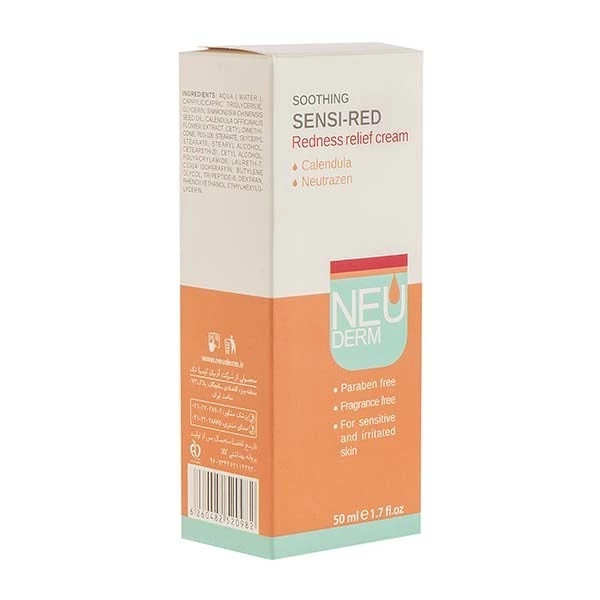 کرم ترمیم کننده نئودرم مدل Soothing Sensi-Red حجم 50 میلی لیتر