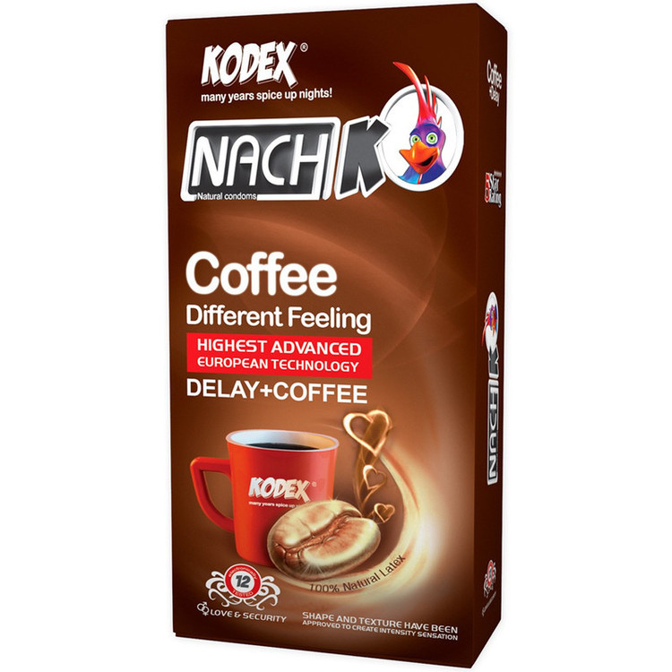 کاندوم ناچ کدکس مدل Coffee Delay بسته 12 عددی به همراه کاندوم ناچ کدکس مدل CLASSIC 0.03 بسته 12 عددی
