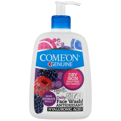ژل شستشوی صورت پوست خشک حجم 500ml کامان