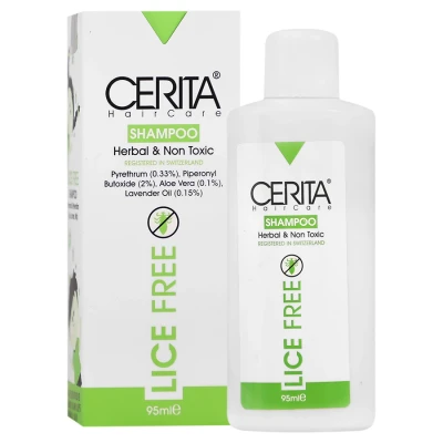 شامپو لایس فری سریتا حجم 95ml