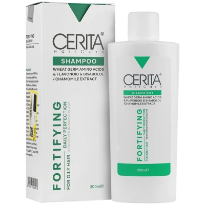 شامپو تقویت کننده موی چرب سریتا حجم 200 ml