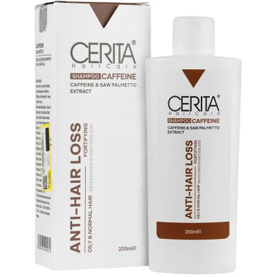 شامپو کافئین سریتا حجم 200 ml