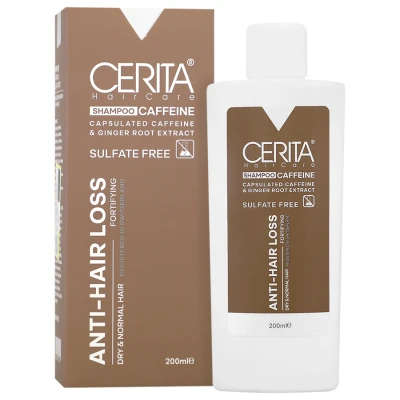 شامپو کافئین بدون سولفات سریتا حجم 200 ml