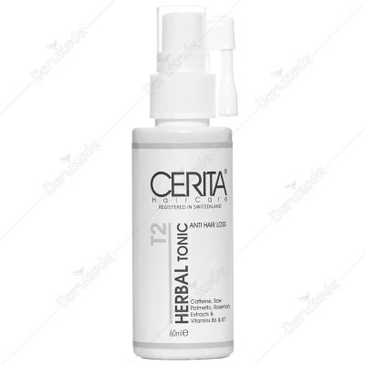 هیرتونیک گیاهی ضد ریزش و تقویت کننده مو تی 2 سریتا حجم 60 ml