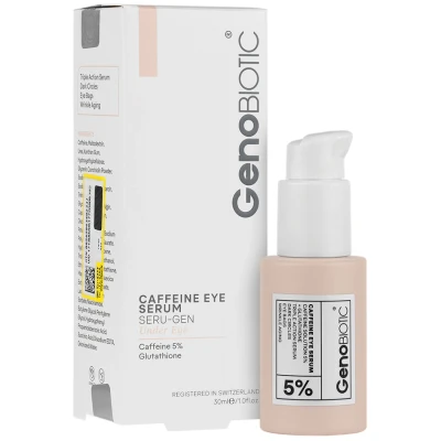 سرم دور چشم کافئین ژنوبایوتیک حجم 30 ml