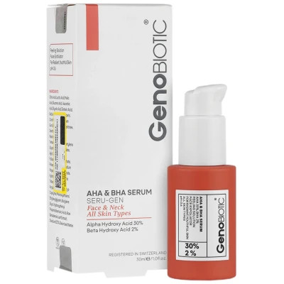 سرم آلفا و بتاهیدروکسی اسید ژنوبایوتیک حجم 30 ml