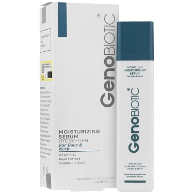 سرم رطوبت رسان صورت و گردن ژنوبایوتیک حجم 50ml