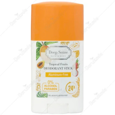 دئودورانت خوشبو کننده بدن تروپیکال 40g دیپ سنس