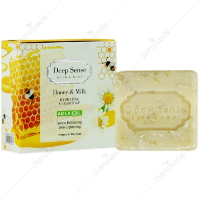 صابون کرمی آبرسان شیرعسل 75g دیپ سنس