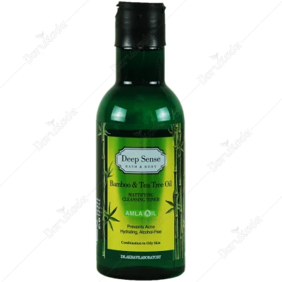 تونر پاک کننده و مرطوب کننده درخت چای و بامبو 160ml دیپ سنس
