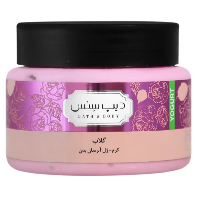 کرم ژل آبرسان بدن گلاب 250ml دیپ سنس