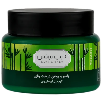 کرم ژل آبرسان بدن درخت چای و بامبو 250ml دیپ سنس